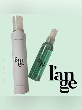 New L’ange Duo: Salt + Sea Texturizing Spray 4fl oz & Whip Volumizing Mousse 6oz
